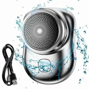 Мужская мини электробритва от аккумулятора, цвет Рандом / Аккумуляторная бритва / Дорожная электробритва