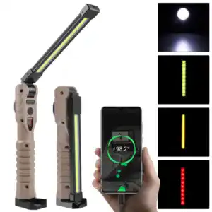 Кемпинговый фонарь аккумуляторный с магнитом + повербанк, WL-08-XPE+COB / Светодиодный фонарь для кемпинга