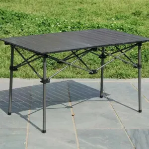 Стол складной прямоугольный с накидкой, 95х57х50см / Туристический стол для пикника / Кемпинговый стол