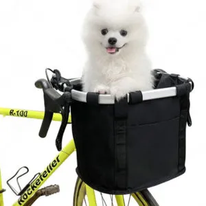 Велосумка на руль с ручками, на 3 кармана, до 5 кг / Сумка велосипедная / Велосумка-корзина на руль