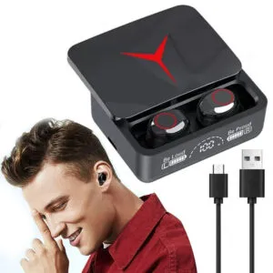 Беспроводные Bluetooth наушники с микрофоном и кейсом M90 Pro / Блютуз наушники / Наушники вакуумные