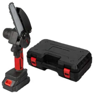 Аккумуляторная цепная пила 48В в кейсе + 2 аккумулятора / Садовая пила на аккумуляторе / Мини пила цепная