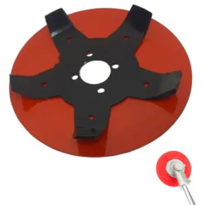 Нож к мотокосе прополочный, 5 лезвий / Насадка для триммера для прополки / Диск-рыхлитель почвы / Косилка