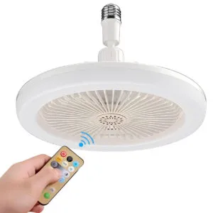 Светодиодная люстра с вентилятором в патрон E27, с пультом, 2835RGB, CHP-006 / Led светильник потолочный