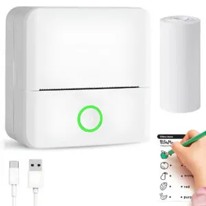 Портативный мини принтер с Bluetooth / Термопринтер детский / Принтер для смартфона / Маленький принтер