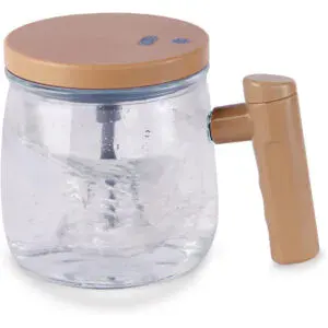 Автоматическая чашка-мешалка 400мл, от USB, ZL-069 / Стеклянная чашка с крышкой / Кружка миксер