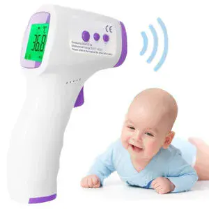Бесконтактный термометр инфракрасный HL-E31 / Электронный градусник с звуковым сигналом / Цифровой термометр