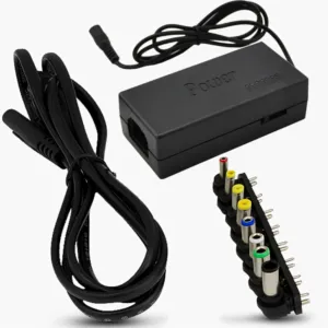 Зарядное устройство для ноутбука 96W + 8 разъемов / Адаптер питания для ноутбука / Универсальный блок питания