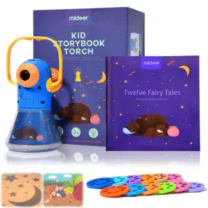 Детский проектор-ночник "8 любимых сказок" с проекцией звездного неба MiDeer / Ночник в детскую с таймером