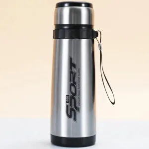 Вакуумный термос для напитков на 600 мл, Sport / Спортивный термос нержавейка / Туристический термос для чая