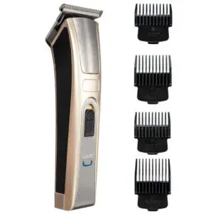 Машинка для стрижки волос и бороды 2в1 Gemei GM-657 / Триммер для сухого и влажного бритья