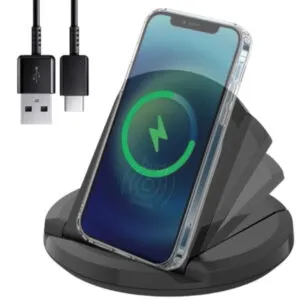 Беспроводное зарядное устройство 15W, Budi WL3200TB / Складная зарядка для телефона / Беспроводная QI зарядка