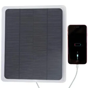 Портативная солнечная панель 5W, с USB, HA-52 / Солнечная зарядка для телефона / Солнечная батарея