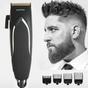 Машинка для стрижки волос с насадками Gemei GM-809 Professional 9W / Триммер для волос