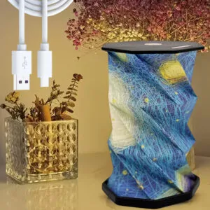 Настольный светильник ночник 700мА, USB, Rotating Lamp / Светодиодный ночник складной / Сенсорная лампа ночник