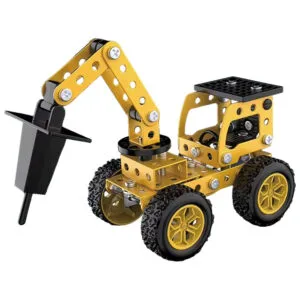 Металлический конструктор детский 15см, 114 деталей, YK667 / Железный конструктор / Конструктор скрутка