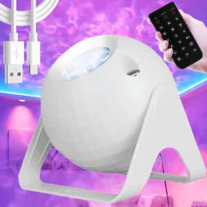 Лазерный проектор Звездного неба 68 эффектов + пульт, с USB, XKL-Q8 / Ночник-проектор / Новогодний проектор