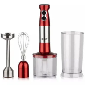 Погружной блендер с измельчителем 4в1, 600мл, 1000W, RAF R296 / Ручной блендер с чашей / Блендер-миксер