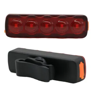 Велофонарь влагостойкий, от USB, XFL-101-5LED / Фонарик на велосипед / Фонарик для велосипеда / Велофара