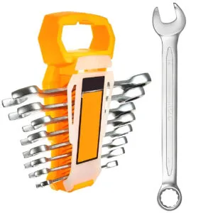 Набор гаечных ключей рожково-накидных 8 шт (8-19мм) / Универсальный набор комбинированных ключей