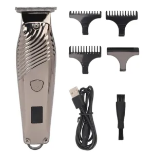 Аккумуляторная машинка для стрижки волос + 3 насадки, XO CF9 / Триммер мужской / Электрический триммер