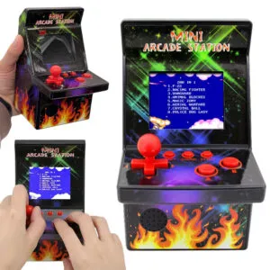 Игровой мини-автомат 200 игр (14,5х9,8х8,5см) от батареек, A2 / Ретро приставка / Портативная ретро консоль