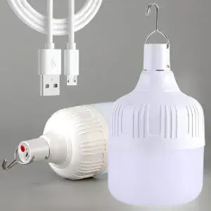 Кемпинговая лампа с крючком 1200mAh (3,2W) USB, XO YH04 / Лед лампочка с акумулятором / LED лампа для кемпинга