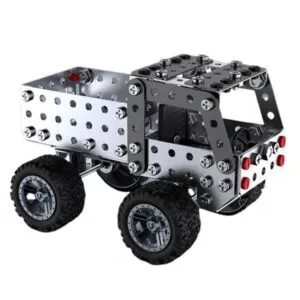 Металлический конструктор детский 14,5см, 204 детали, YK613 / Конструктор на шурупах / Конструктор на болтах