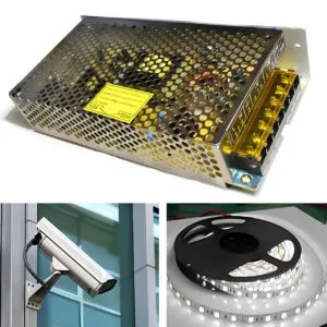 Импульсный блок питания 24В, 10A, 240Вт, металлический корпус / Универсальный адаптер для светодиодной ленты