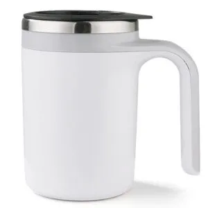 Автоматическая кружка-мешалка 380 мл, на батарейках / Чашка с крышкой / Чашка для чая / Чашка для кофе