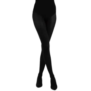 Женские колготы 80D (размер 42-48), Черный / Капроновые колготки / Теплые колготки матовые