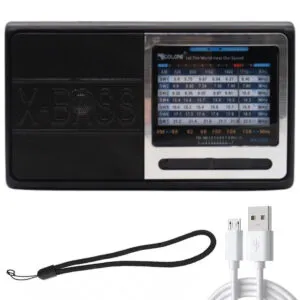 ФМ радиоприемник с аккумулятором AM/FM/SW, 7 волн, USB, RX-3040 / Портативный радиоприемник на батарейках