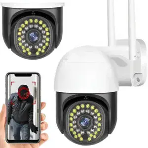 WIFI камера видеонаблюдения 3MP, C18 / Уличная IP камера / Поворотная камера наблюдения