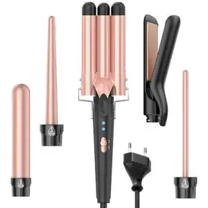 Щипцы для завивки волос 5в1, 2 режима, от 220, FZ-01 / Плойка стайлер для волос / Мультистайлер / Плойка волна