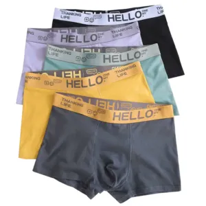 Набор мужских трусов 5 шт из дышащей ткани, XL / Анатомические трусы для мужчин / Мужские боксеры