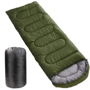 Спальный мешок -15°C, 210х72см + чехол, с капюшоном / Спальник зимний / Мешок спальный зимний / Спальник ВСУ