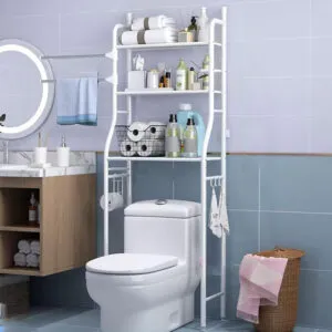 Стеллаж для хранения над стиральной машиной, LAUNDRY RACK TW-106 / Полка над унитазом / Полка стелаж в ванную