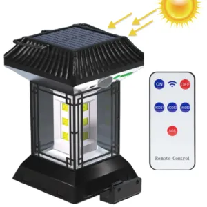 Уличный светильник на солнечной батарее CL-T60 с датчиком движения / Аккумуляторный кемпинговый фонарь