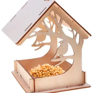 Подвесная кормушка для птиц (27×20×18см) / Уличная кормушка / Кормушка для синиц