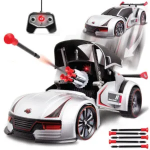 Стреляющая машинка на пульте управления VELOCITY DEMON / Машинка трансформер на радиоуправлении