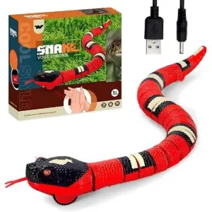 Интерактивная игрушка змея (38,см), от USB, TT8004 / Змея на управлении от плескания