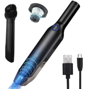 Беспроводной автомобильный пылесос Car vacuum cleaner, с USB зарядкой / Ручной автопылесос от аккумулятора