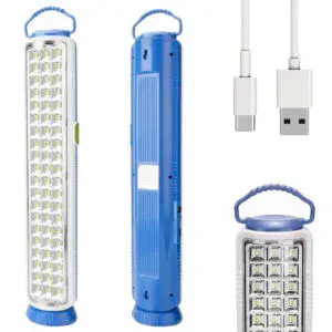 Фонарь аккумуляторный 46см, от USB, TY-8860C / Лампа на аккумуляторе / Аварийный светильник