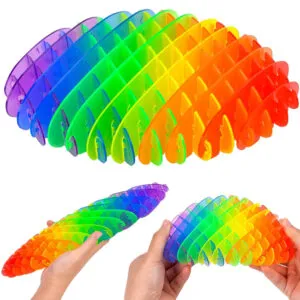 Игрушка антистресс Червяк, Разноцветный / Антистресс игрушка для рук / Антистресс трансформер для детей