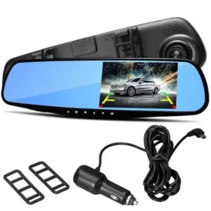 Зеркало заднего вида с видеорегистратором, 5Mpx, HD, DVR 712 / Видеорегистратор в машину / Авторегистратор