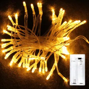 Гирлянда на батарейках, 3м, Теплый белый / Новогодняя гирлянда / Светодиодная гирлянда