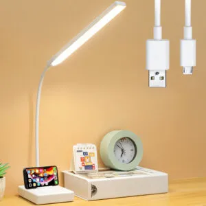 Гибкая настольная лампа от USB, 3000мАч, 29 см, Digad 854 / Аккумуляторная лампа / Светильник настольный