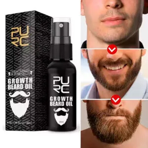 Масло для роста бороды 30мл, PURE / Средство для роста бороды / Препарат для рост бороды / Спрей для бороды