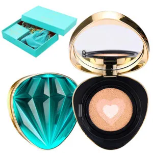 Трехцветный кушон для лица + спонжик 10мл, Drawshe / Увлажняющий тональный крем кушон / Крем пудра кушон