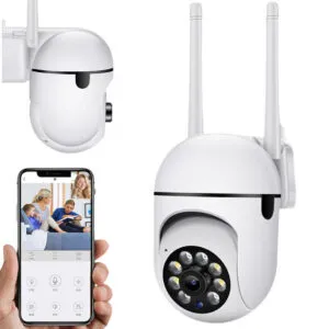 Уличная камера видеонаблюдения Wi-Fi, 2Мп, FullHD, от USB / Вайфай камера / Wi Fi камера наблюдения